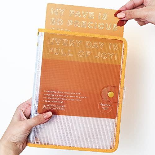 King Jim FL5210 Olait Rejection Collection Binder, Regular Size, Orange