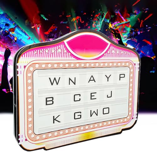 Dfdieratve LED Club Bottle Presenter, Color Letter Billboard, Bottle Presenter for Night Club, Hand Holding Luminous LED Presenter, Perfect for Club, Night Club, Party, Bar