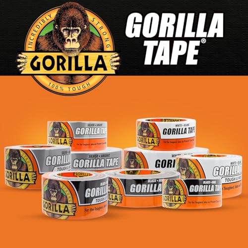 Gorilla 6003001 Tough & Wide Duct Tape, 30yd, Black