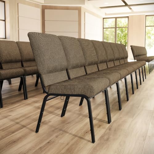 Flash Furniture Advantage Jute Church Chair 20.5 in. Wide