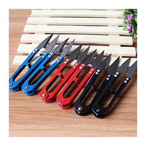 DSWMY Craft Scissors, U Shape Trim Scissors Yarn Vintage Stainless Steel Antique Craft Embroidery Sewing