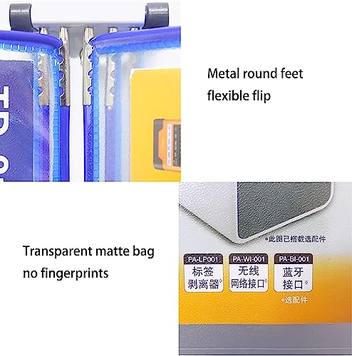 QTNLFCKVZ A4 wall mounted document holder, 20 Pockets Display Units Flip Folder, Hanging Wall File Organizer,A4 Wall Hanging Display Book, Presentation Project Folder for Files