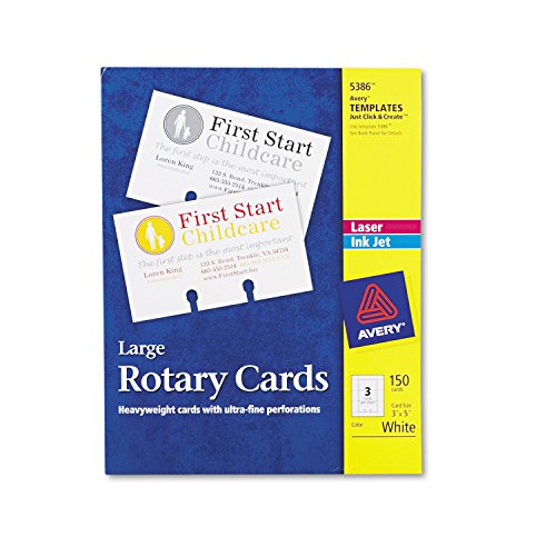 AVE5386 - Avery Large Rotary Cards