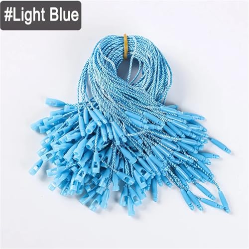 1000Pcs Polyester Tag Cords for Garment Bag Hats Wigs Cards DIY Label Ropes