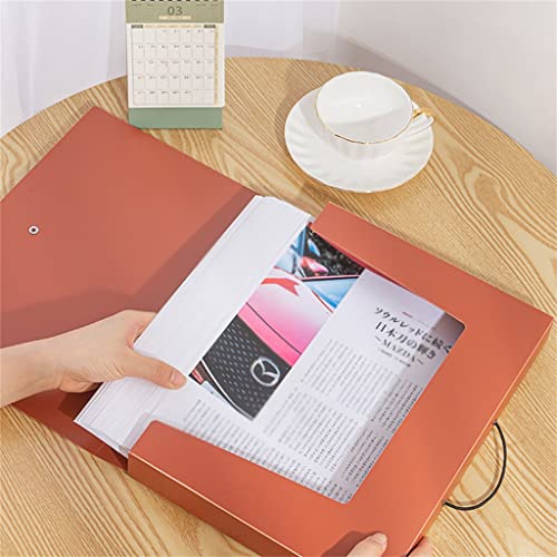 Folder A4 Multi-Category Office Business Multi-Function Thickened File Box Folder Storage Folder (Color : A Size