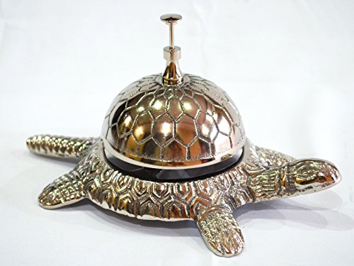 Tortoize Bell Desk Counter Call Bell Celtic Ornate Design Hotel Front Desk