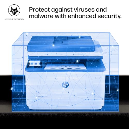 HP LaserJet Pro MFP 3101fdw Wireless Black & White All-in-One Laser Printer, Scanner, Copier, Fax, Best-for-Office (3G628F)