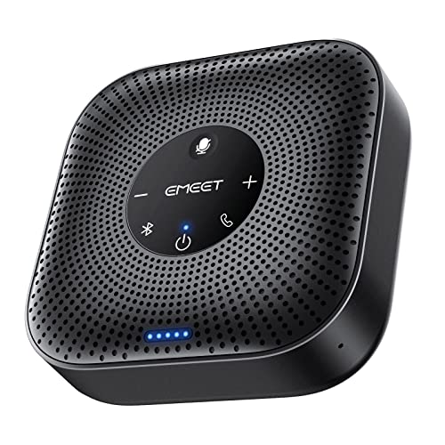 EMEET M0 Plus Conference Speaker and Microphone, 4 Mics 360° Voice Pickup