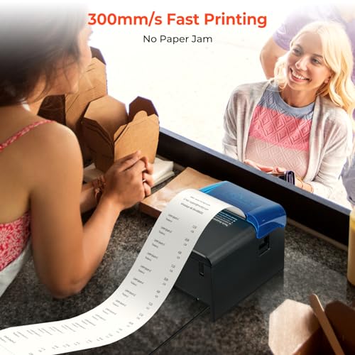 MUNBYN WiFi Receipt Printer P905 with USB Port, 80mm POS Printer