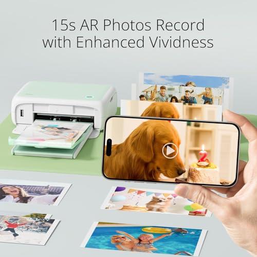 YOTON Photo Printer, Picture Printer with 54 Sheets (4"x6") & 1 Ink Ribbon