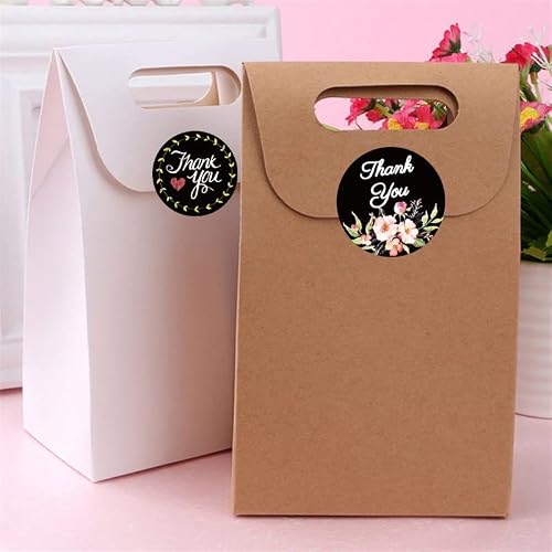 MVNOIRE Labels Thank You Stickers Pretty Gift Cards Baking Envelope Sealing Label