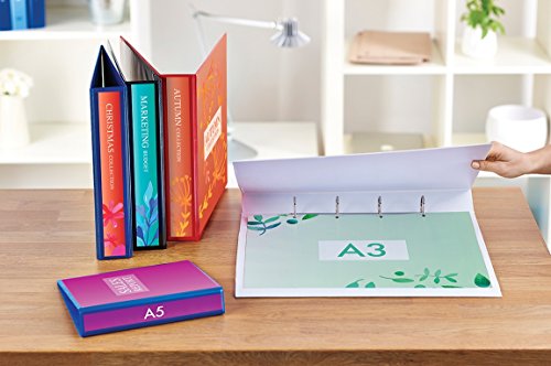 Elba A4 65mm 4 D-Ring Binder, White (Single)