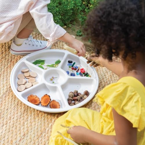 Kaplan Early Learning Company Loose Parts Sorting Trays - Set of 4 - White