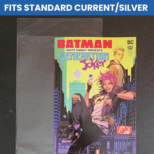 Gemini Resealable Comic Book Bags - Silver (7 1/8" x 10 1/2", 1000 Bags)