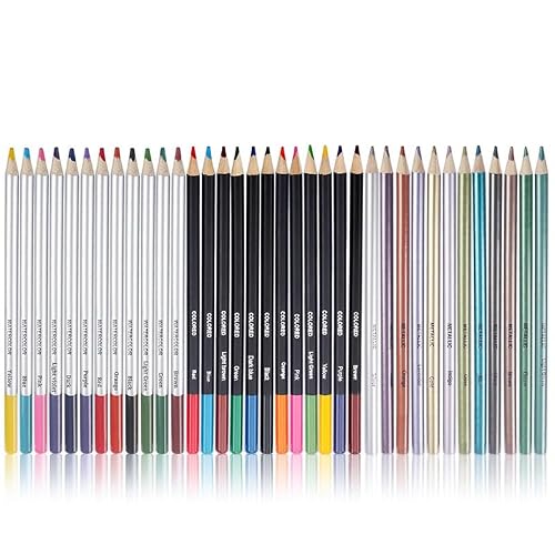 SIDUFHAOPKLL 72-piece Sketch Drawing Pencil Set For Professional Students Hand-painted Art Colored Pencils