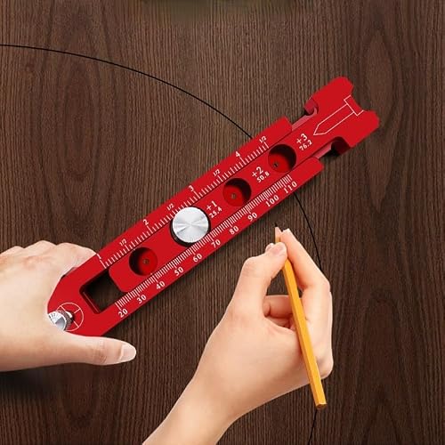MVNOIRE Woodworking Drawing Compass Circular Tool Adjustable Measurement Scribe Gauges Industrial
