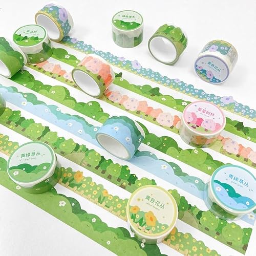 QERTYHJK Masking Washi Tape Art Decorative Adhesive DIY Scrapbooking Sticker Label