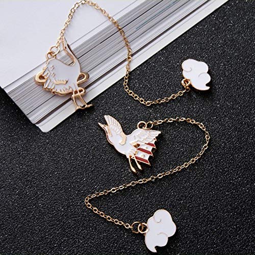 Bookmark 4 pcs Metal Bookmarks Unique Design Book Stopper Exquisite Bird Book Marker Will Help You Read Suitable for Ladies Readers Writers etc Metal Bookmark