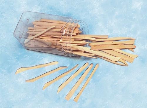 Sax Boxwood Modeling Tools - 6 inches - Set of 72 Includes 6 Assorted Tools