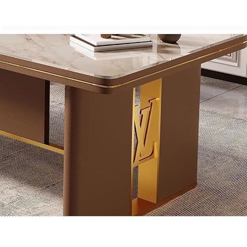 LINKIO Home Office Desks Rock Board Desk CEO Office Boss Desk Simple Home Study Large Board Table Computer Table Desk(200cm)