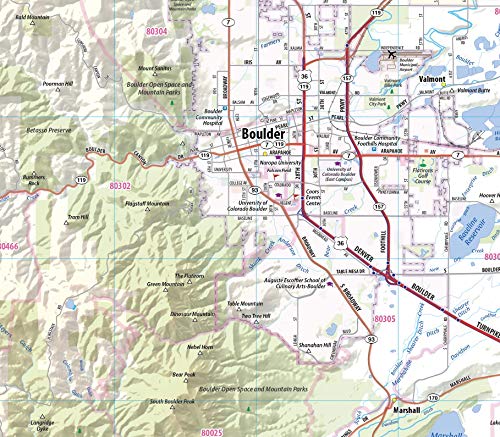 Greater Denver Metro Area (42" Wide by 52" high)
