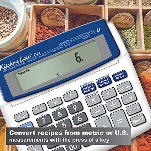Calculated Industries 8305 KitchenCalc PRO Recipe Conversion Calculator
