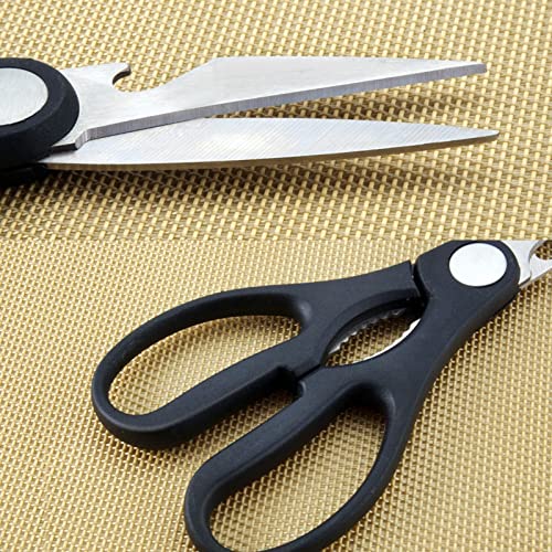Scissors Household Steel Kitchen Scissors Tailor Scissors Sewing Tools Cut and Shred Function Office Scissors (Color : Green) (Green)