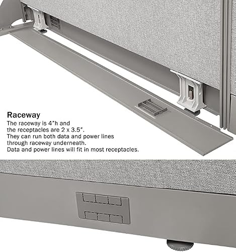 Office Partition Single Panel (36" w X 72" h) 3ft x 6ft