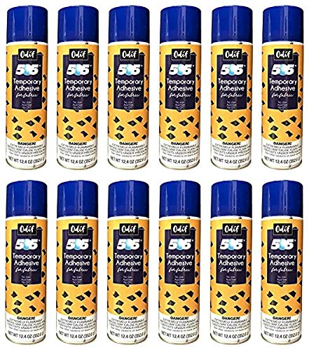 Odif USA 505 Spray and Fix Temporary Fabric Adhesive 12.4oz - Pack of 12