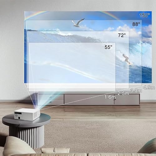 Projector 4K Android 5G 11000 Lumens 1080P 2+16G Smart TV Home Cinema Outdoor Movie Projectors