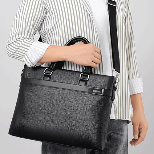 XDSRFVW Men's Briefcase Business Handbag Shoulder Bag 14 Inch Computer