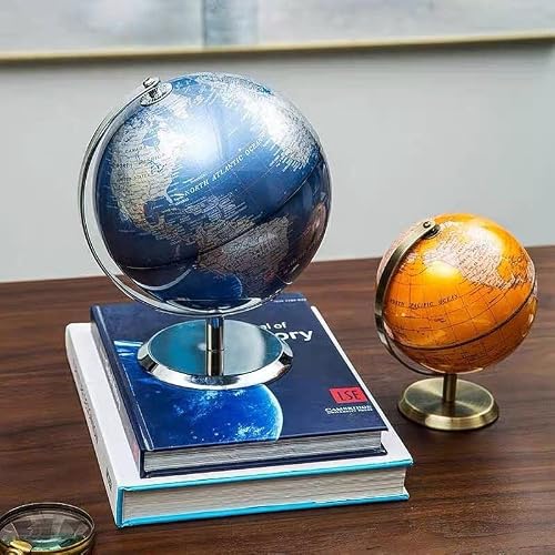 JDXQBLD World Globe 14/20/23cm English Globe World Map Teaching Demonstration Office Study Desktop Living Room Home Decoration Office Supplies Globe