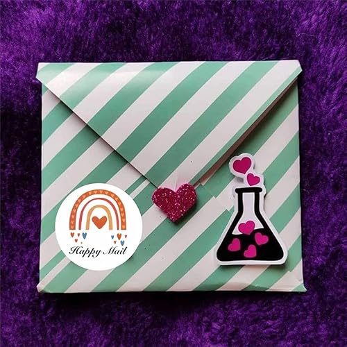 OISNGWNG Happy Mail Sticker Holiday Decoration Baking Seal Envelope Wedding Birthday Party