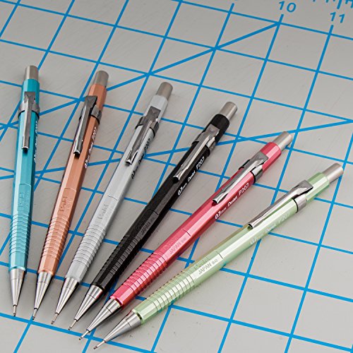 Pentel Sharp Mechanical Pencil, 0.7mm Metallic Copper Barrel, Box of 12 (P207MY)