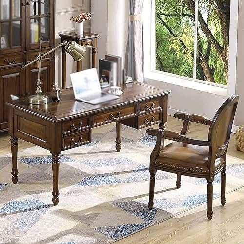 eexbz Home Office Desks Home Study Desk Wooden Desk Office Furniture, Suitable for Living Room, Bedroom, Study, Office Office Computer Desk