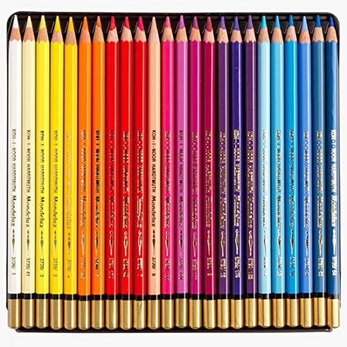 Koh-I-Noor 3727 Mondeluz Aquarell Coloured Pencils - Assorted Colour (Set of 48)