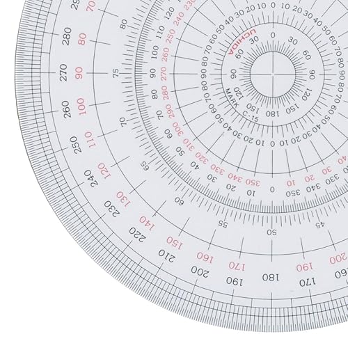 Uchida full circle protractor 15cm 1-822-0001