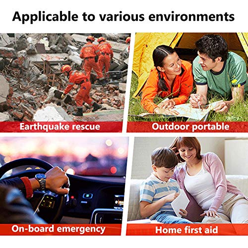 Portable First Aid Kit Bag, Tactical Trauma Kit Emergency Survival Kit, for Home, Office, Camping, Workplace, Car and Travel