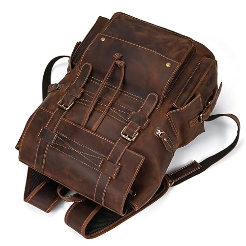 VCDUXMQLK Laptop LARGE Backpack Casual Bookbag Daypack Camping Travel Rucksack