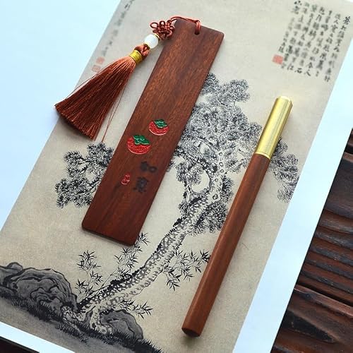 SEUOKMN Beautiful and Easy to Use Chinese Literature Bookmark Pen Set