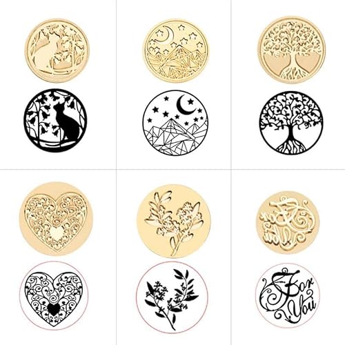 HYUWANGYU Stamps Wax Seal Box Kit Evening Wedding Invitation Decorative Wax Dipping Pot Set Stamping Plates Melt Packaging Craft Supplies