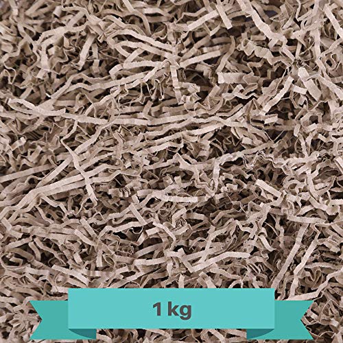 Creative Deco 2.20 lbs ECO Kraft Shredded Tissue Paper | Basket Box Hamper