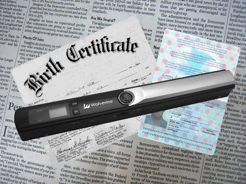 Wolverine PASS-100 Document Scanner