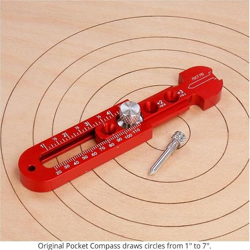 MVNOIRE Woodworking Drawing Compass Circular Tool Adjustable Measurement Scribe Gauges Industrial