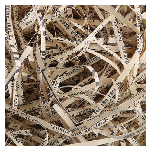 Shredded Tissue Paper 1KG Shredded Tissue Paper Packaging Filler Multicolor for Gift Wrapping Basket Filling(Black)