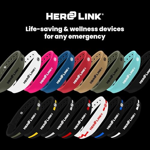 Medical Alert Bracelet | NFC Emergency ID Wristband | Safety | Island Blue