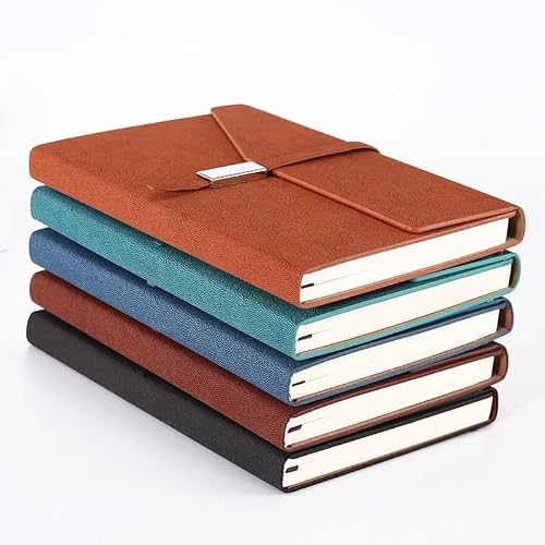 AFPSDLFJDLS Triplex Diary Notebook Business Set Notebook Study Notes Office Notes Life Records(D)