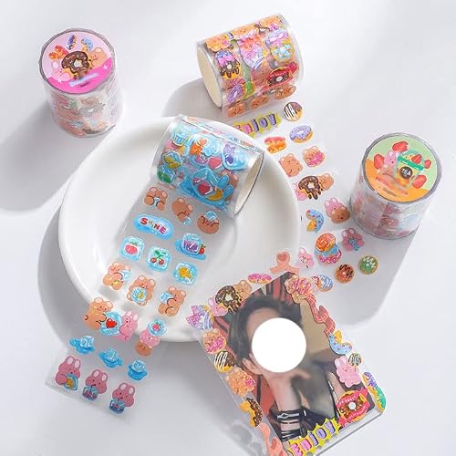 UOHLCX Masking Washi Tape Art Decorative Adhesive DIY Scrapbooking Sticker Label Stationery