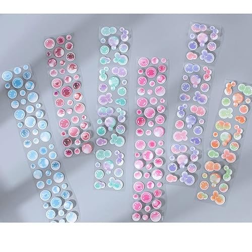 UOHLCX Dream Bubble Decorative Adhesive Tape Washi DIY Scrapbooking Sticker Label
