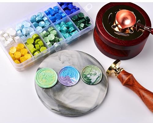LSSOAZZVVN Wax Seal Stamps Making Creativity Retro Vintage Envelope Wedding Vintage Craft Birthday Stamp Hobby Decor Card DIY Making Tool